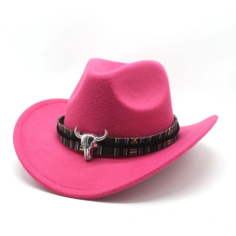 Western cowboy hat in bell crown style made from polyester fabric available in multiple colours