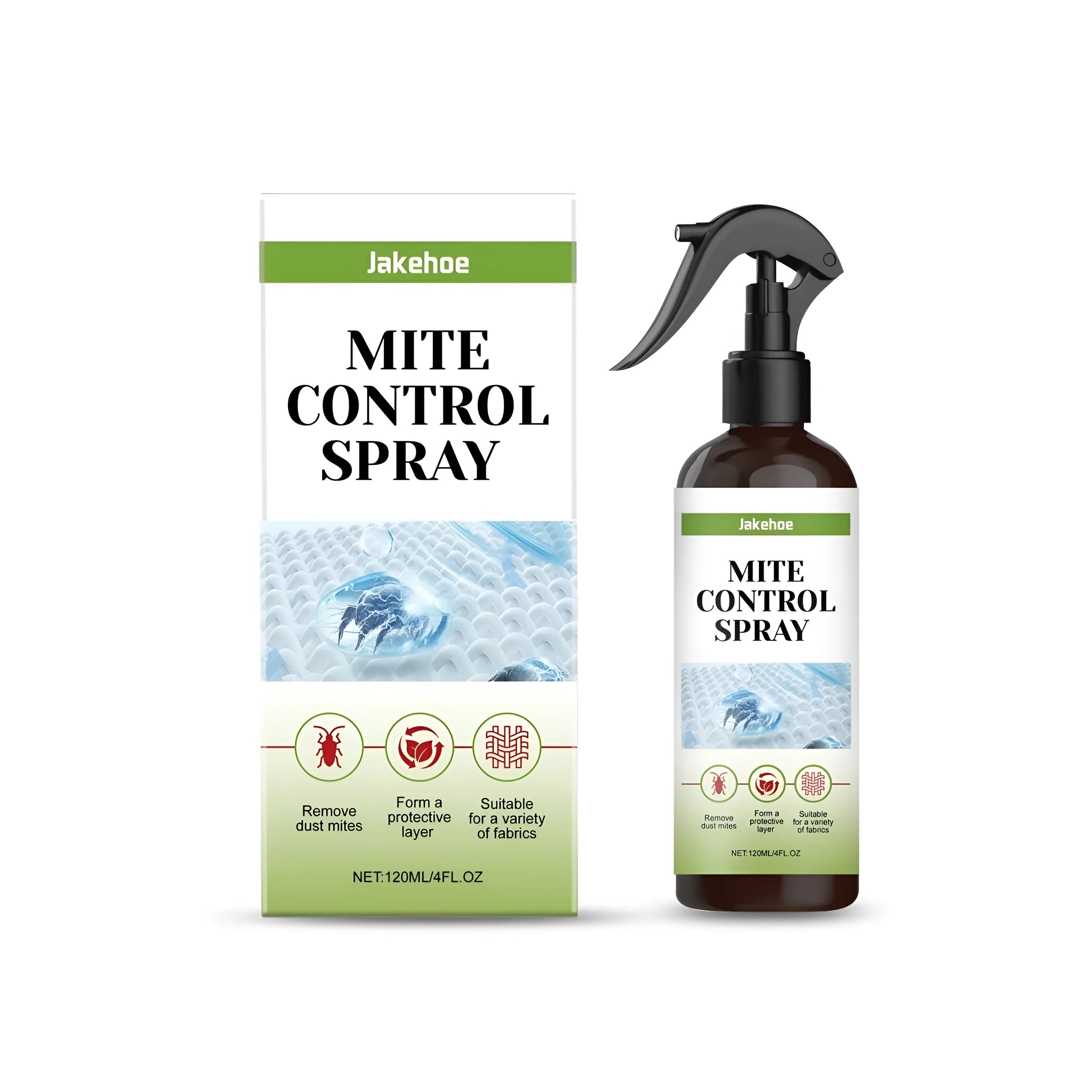120ml mite control spray bottle with menthol formula for household furniture treatment