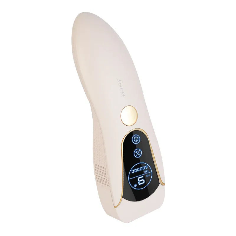 Freezing point hair removal device in sundial colours for body, face and leg use