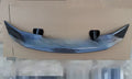 Universal punch-free ABS car spoiler tail wing in bright black finish.
