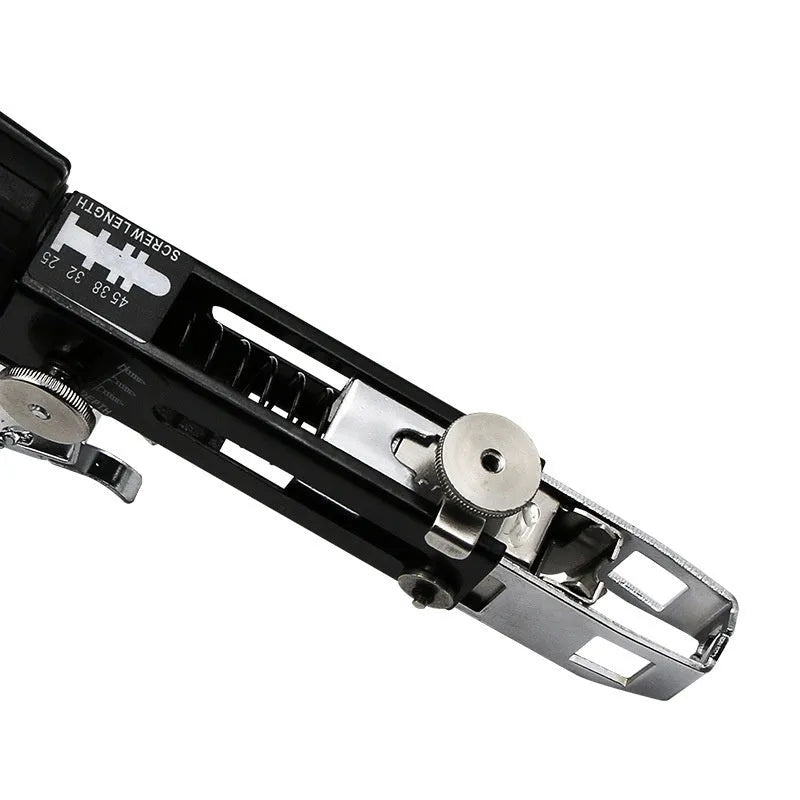 Chain screw gun head automatic nail gun accessory with metal gun head and plastic stainless steel construction