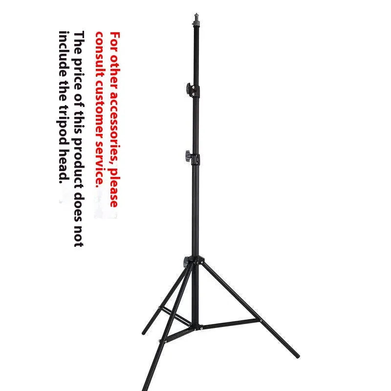 Photography tripod light stand with frosted finish and mobile phone holder