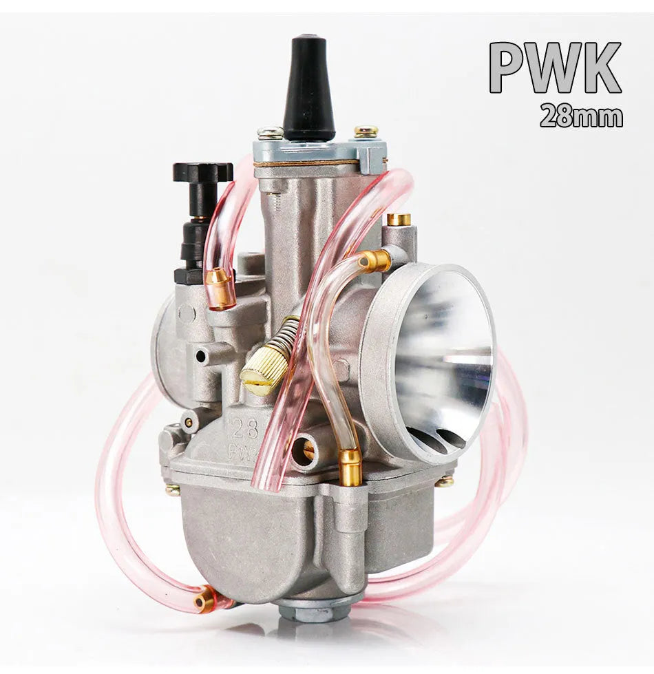 PWK sandblasting carburetor modification accessory with seven bore size options from 21mm to 34mm.