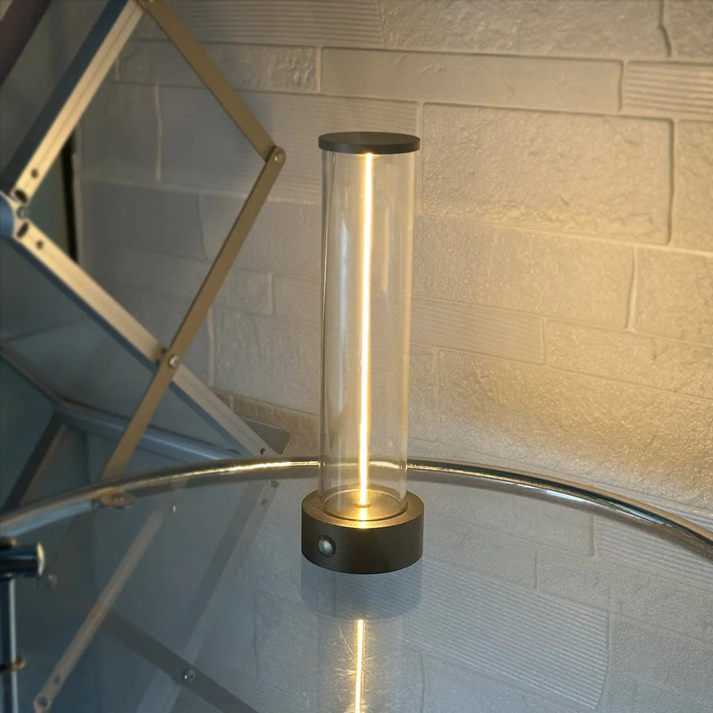 USB charging LED line glass magnetic suction light strip with modern design