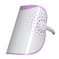 White and purple photon beauty mask IPL device for home skincare with colour light therapy