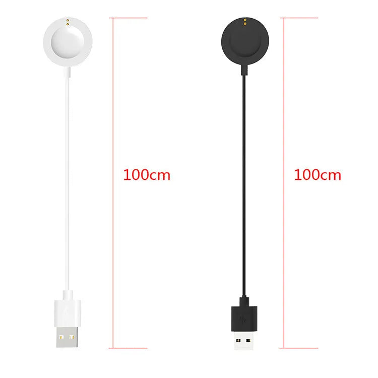 ABS 5E Smart Watch Charger Cable for Michael Kors, black colour, compact 8cm x 4cm x 1cm charger