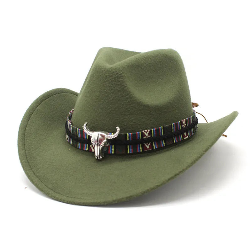 Western cowboy hat in bell crown style made from polyester fabric available in multiple colours