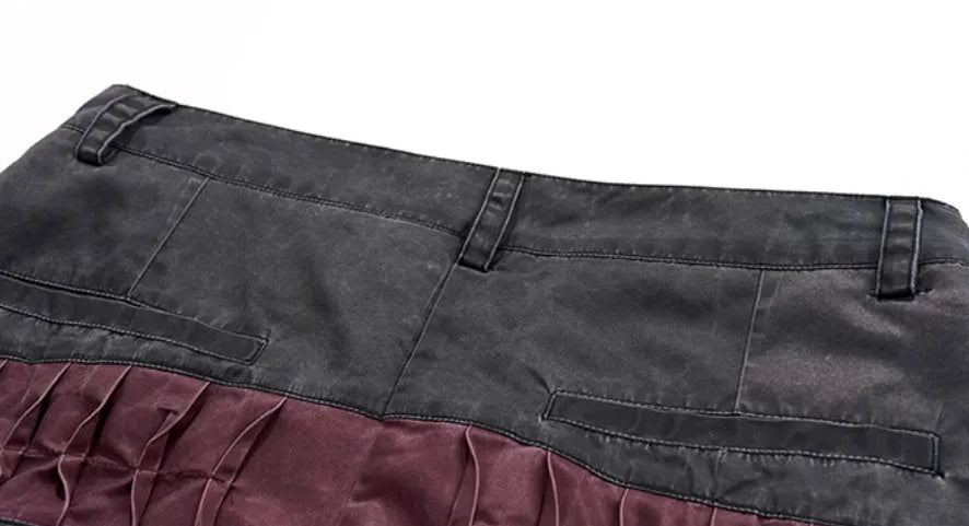 Boys wide-leg trousers in Korean style design, solid black colour option