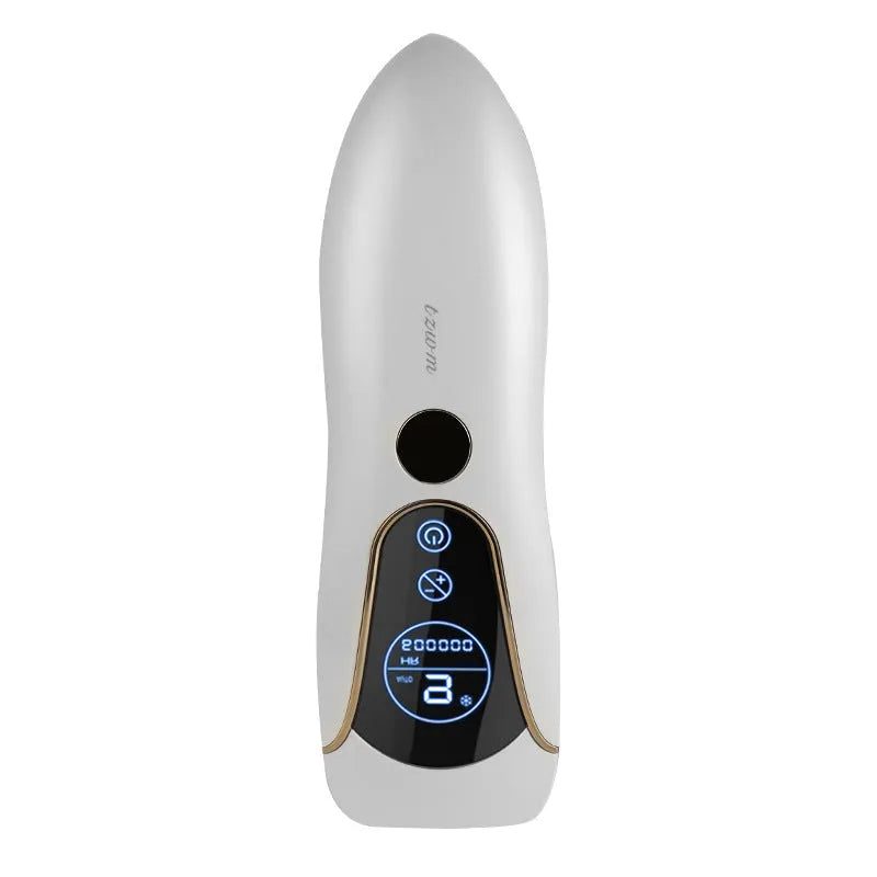 Freezing point hair removal device in sundial colours for body, face and leg use
