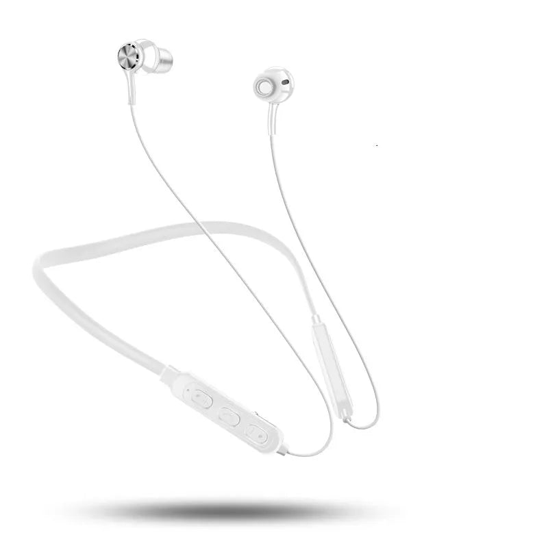 G03 sports Bluetooth earphones with neckband in black, red, or white colours