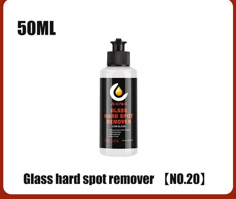 Glass oil film remover cleaning paste bottle in choice of 50ml, 100ml or 200ml sizes for car and window decontamination.
