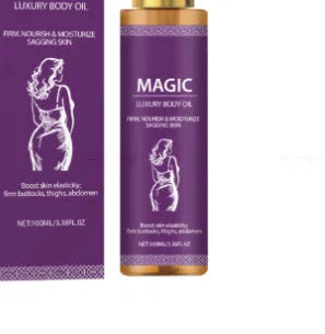 100ml bottle of unscented nursing body treatment oil with jojoba, camellia and sweet almond oils.
