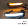 Infiniti Q50 Q70 front bumper LED turn signal and daytime running lamp unit in ABS housing
