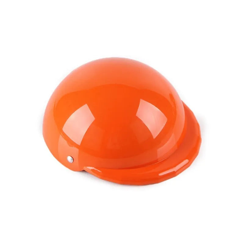 Plastic dog motorcycle cap helmet in seven colours with three size options for small medium large dogs