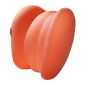 Car head pillow and lumbar support pillow set with memory foam filling in grey or orange colour options