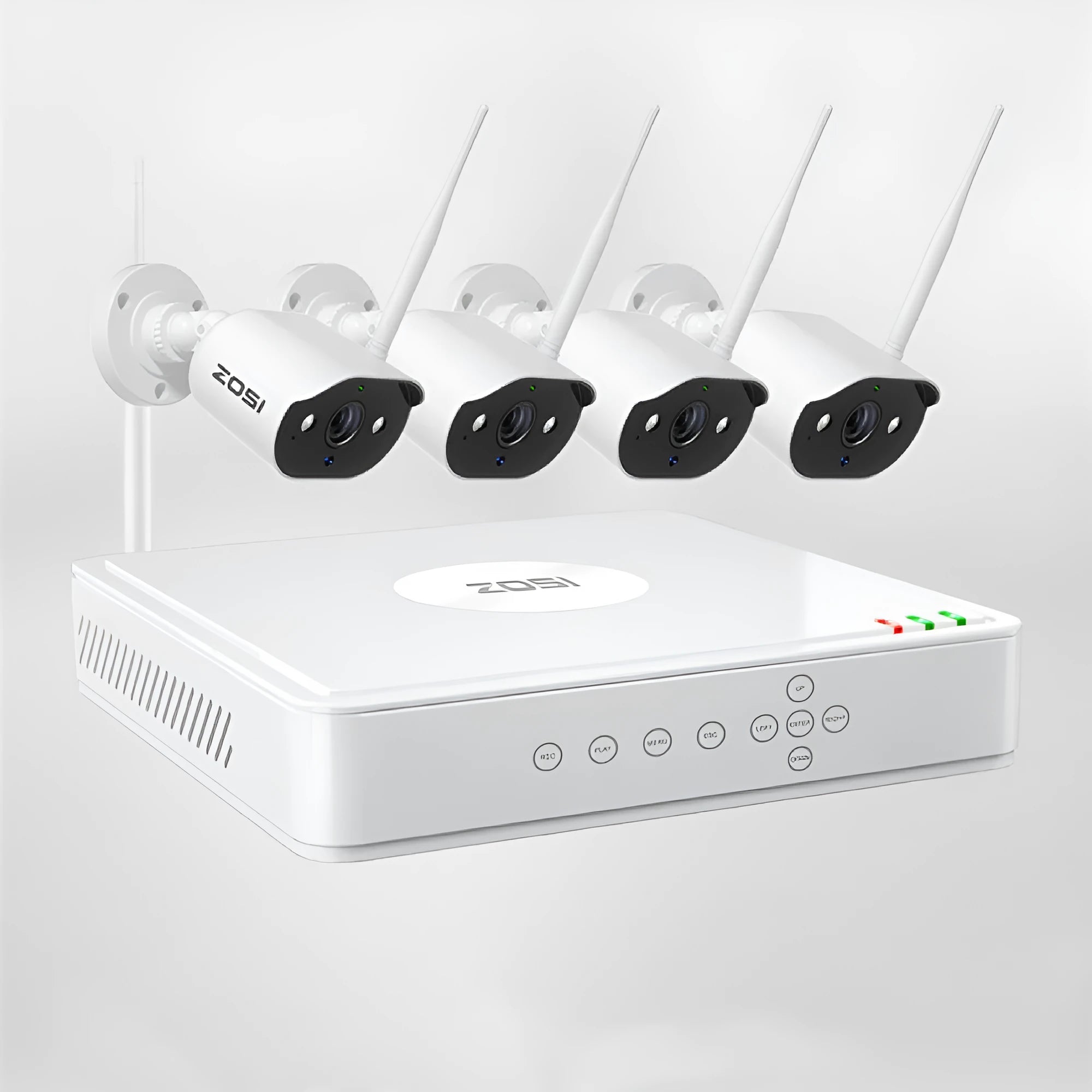 ZOSI Zhou Shi 5MP POE network video recorder security system with outdoor cameras