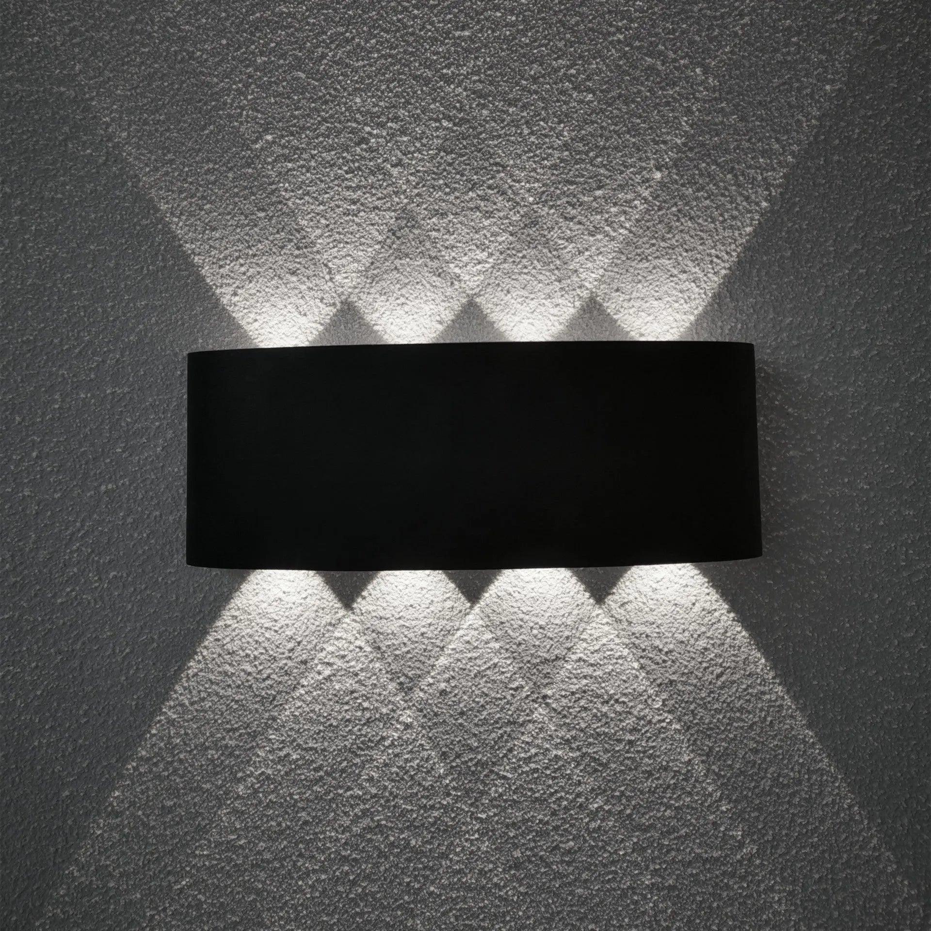 Modern aluminium LED corridor lamp with compact dimensions for home lighting installation