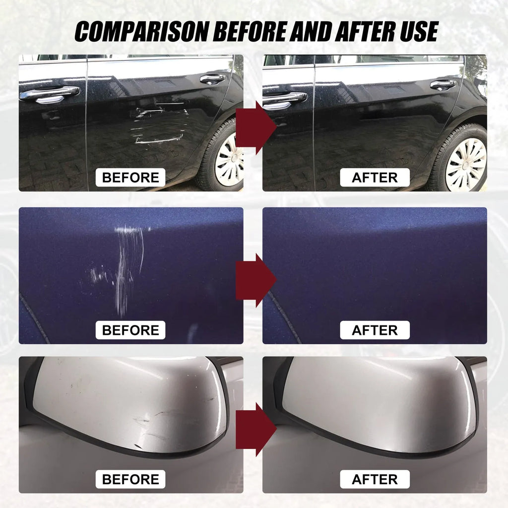 60ml bottle of car scratch repair wax with applicator for paint surface maintenance.