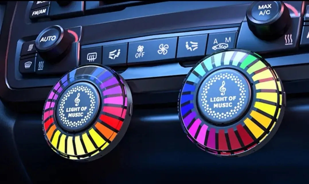 3D pickup-shaped RGB LED car air vent aromatherapy diffuser with voice control.