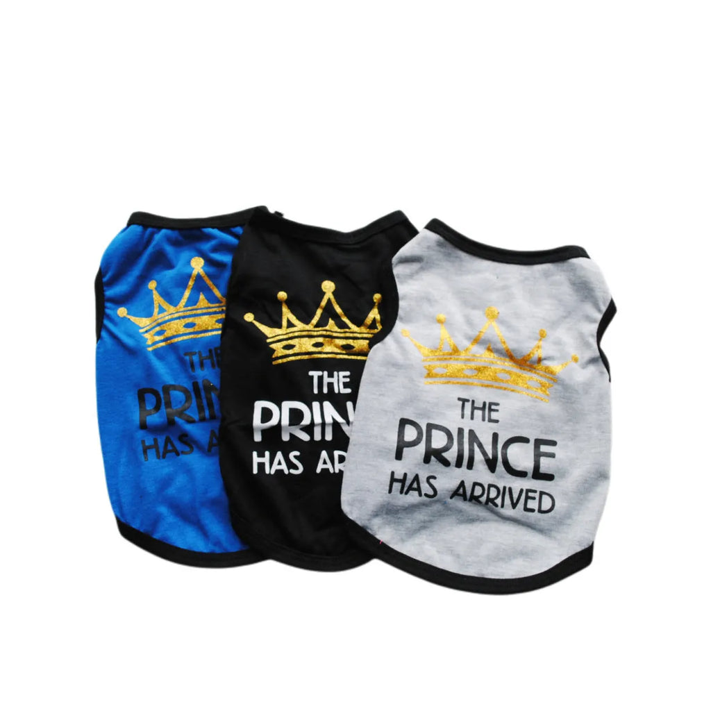 Cotton puppy vest in assorted colours and sizes for spring and summer wear