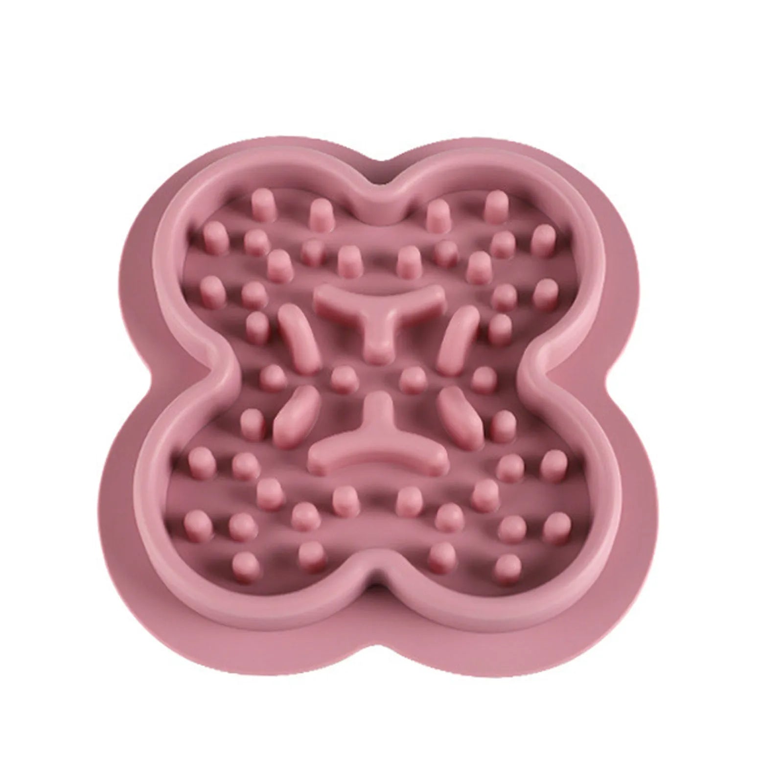 Silicone pet licking pad slow feeder mat for cats and dogs in various colours