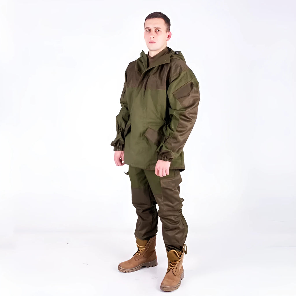 Special Forces Mountain Battle Suit tactical outdoor gear in A-TACS FG camouflage with waterproof breathable fabric