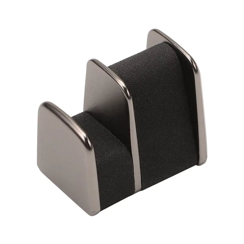Zinc alloy leather car dashboard sunglasses clip in four colour options