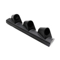 Black car instrument stand with three-hole mounting pattern for 52mm gauges