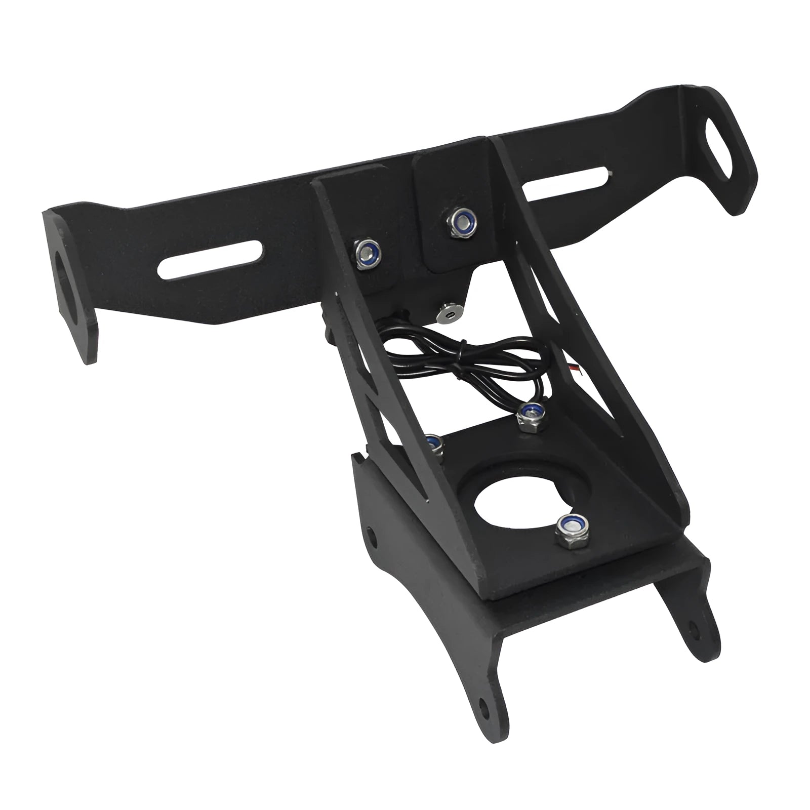 Black aluminium alloy licence plate bracket for Honda motorcycle rear short tail mount