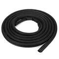 Black rubber sliding door seal for Toyota Hiace High Roof vehicles, 5 metre length