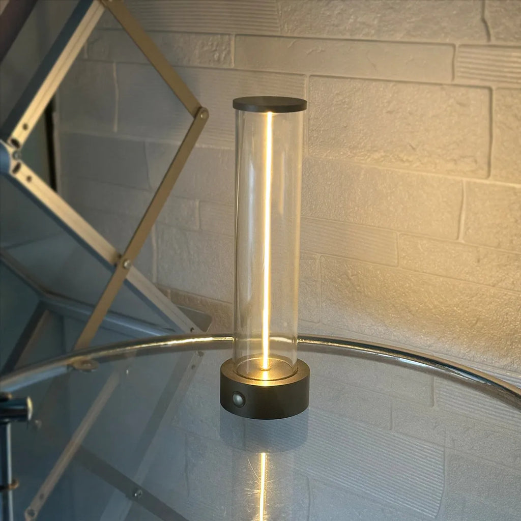 USB charging LED line glass magnetic suction light strip with modern design