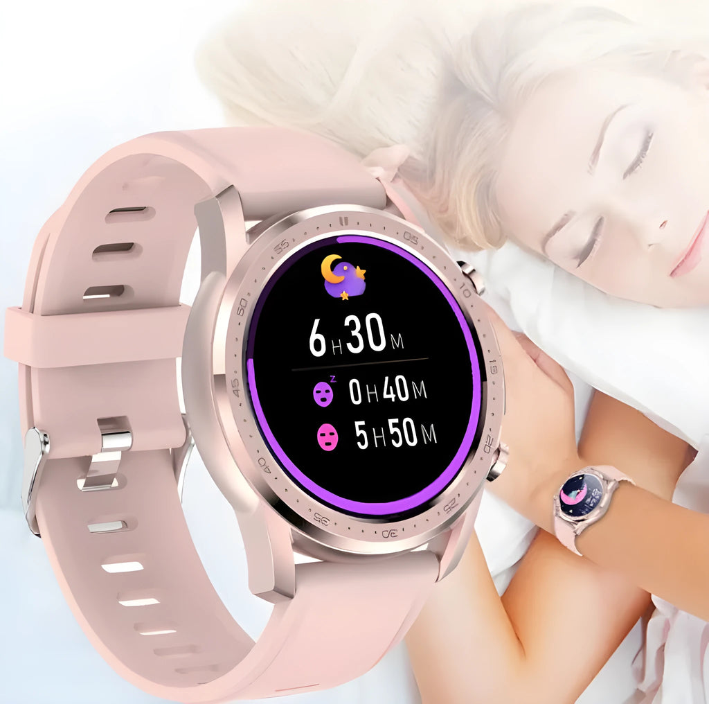 Youth2 Body Temperature Smart Bracelet with 1.3-inch touch screen and zinc alloy case in black or grey