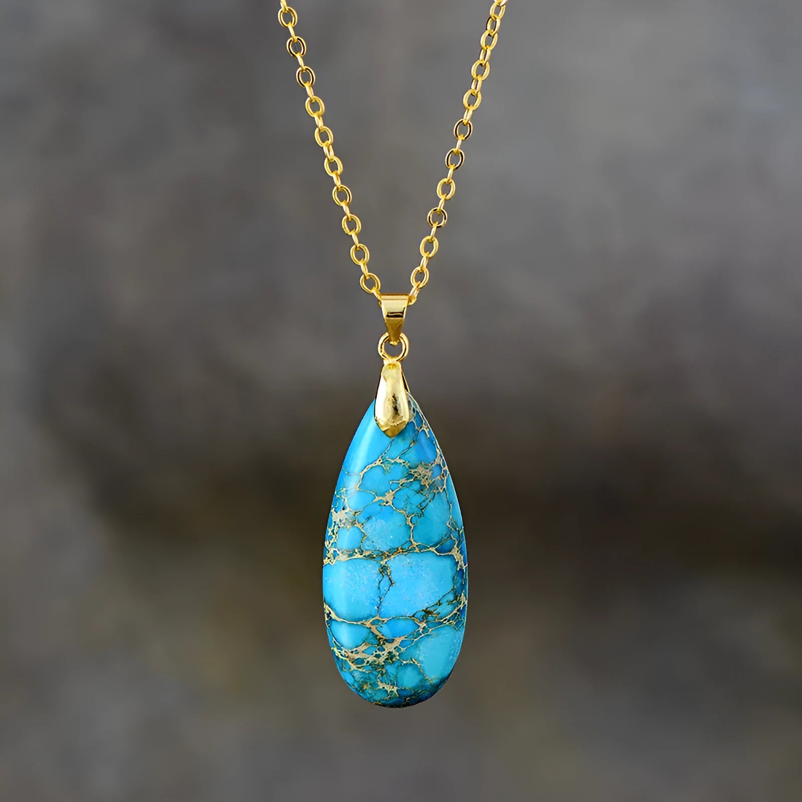 Jade pendant necklace with 18K gold-plated chain showing pendant design options