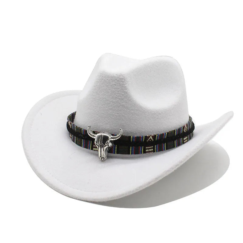 Western cowboy hat in bell crown style made from polyester fabric available in multiple colours