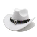 Western cowboy hat in bell crown style made from polyester fabric available in multiple colours