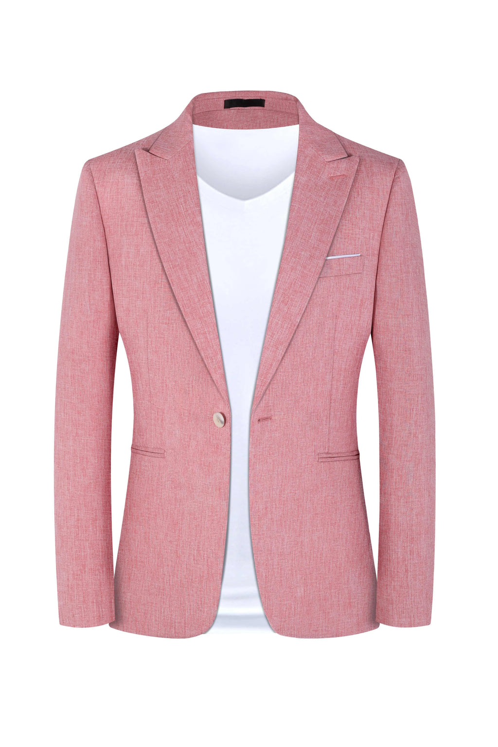 Men's light blue casual western style suit jacket for spring summer wear