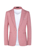 Men's light blue casual western style suit jacket for spring summer wear
