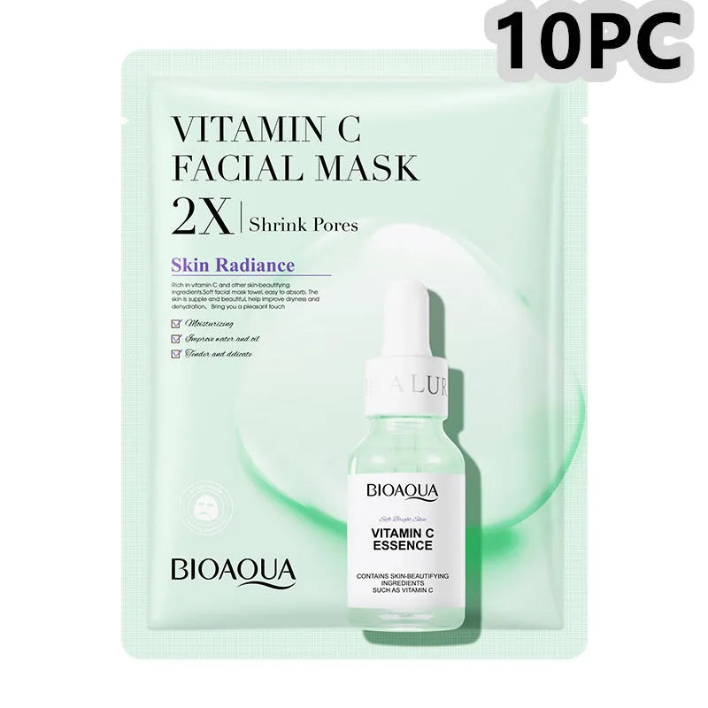 Single pack of a 30g gel facial sheet mask from a range including Collagen, Hyaluronic Acid, Vitamin C and Centella Asiatica variants.