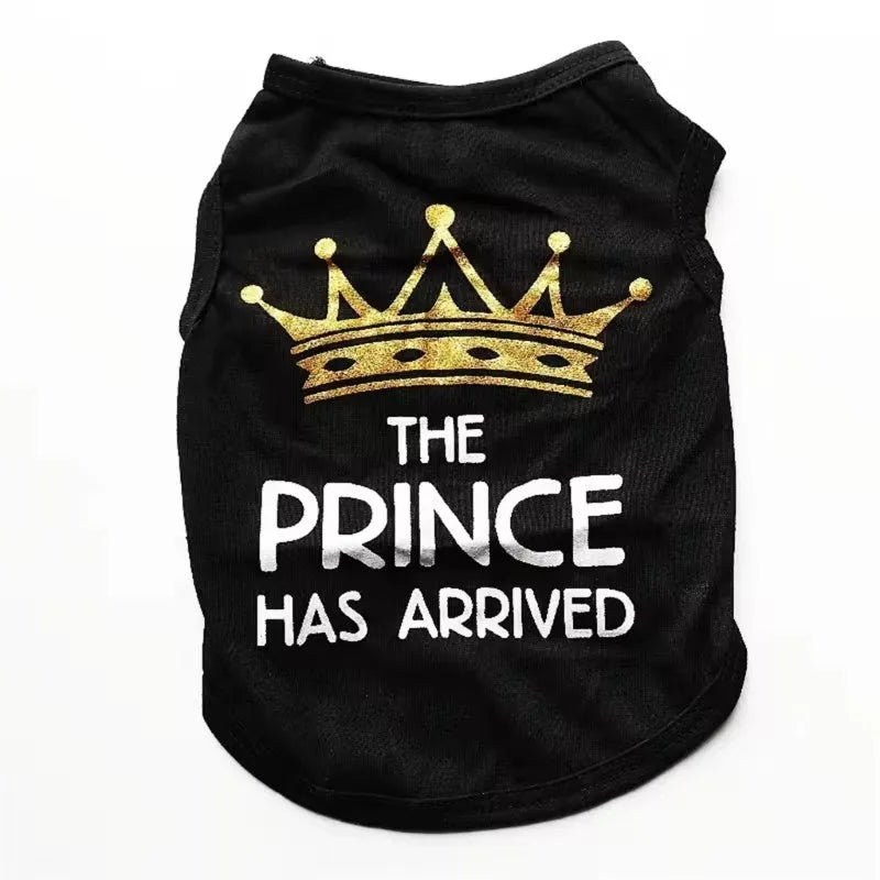 Cotton puppy vest in assorted colours and sizes for spring and summer wear