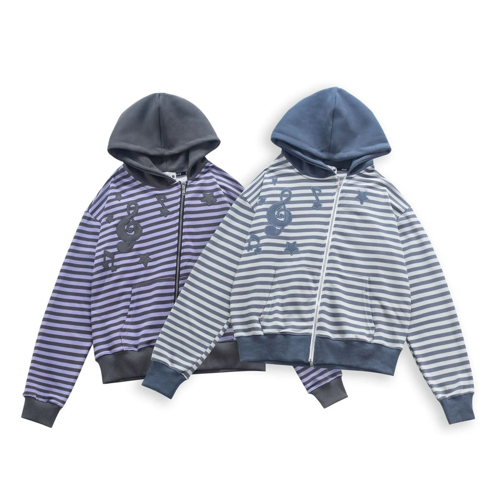Autumn women's cotton cardigan coat with oblique zipper, short length 40cm, available in gray and purple colours