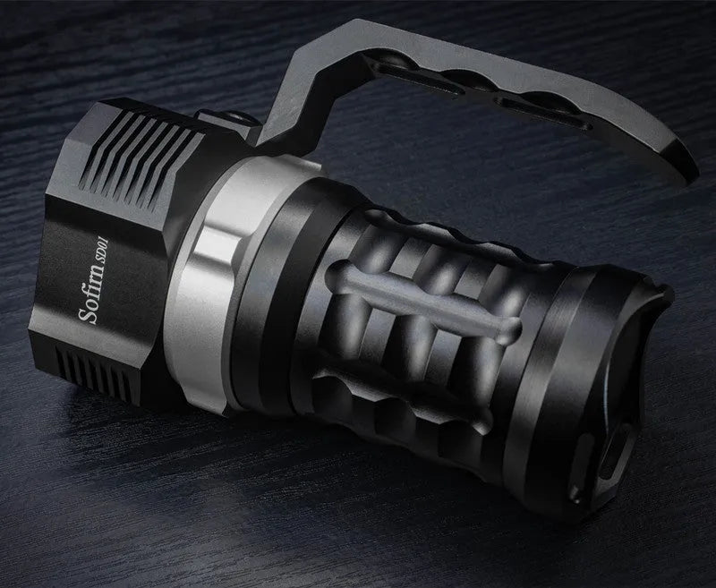 Aluminium alloy diving torch flashlight with 350 lumen brightness for diving and outdoor activities