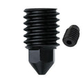 Bambu Lab A1 Mini 3D printer hot end assembly kit with hardened steel nozzle and black silicone sleeve