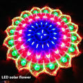 Christmas outdoor decorative string lights with peacock lamp, love, sunflower and star shapes