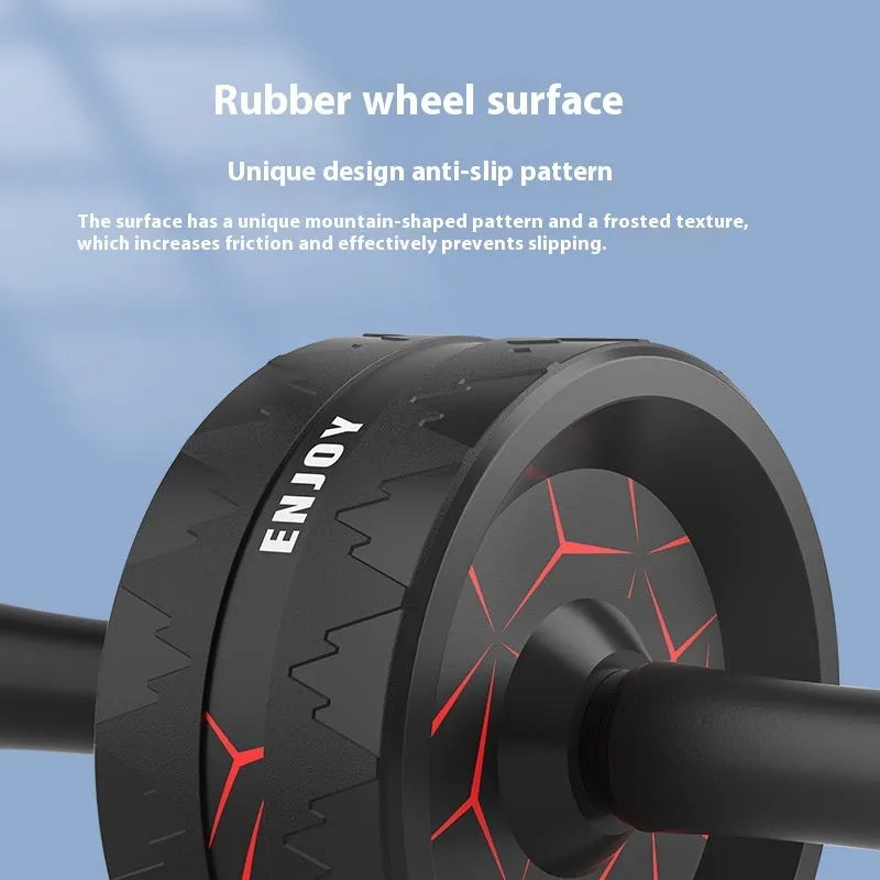Abdominal wheel fitness equipment in flame red colour for core workouts and belly shaping exercises