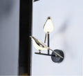 Modern simple aluminium alloy hall chandelier lamp with adjustable height on a neutral background.