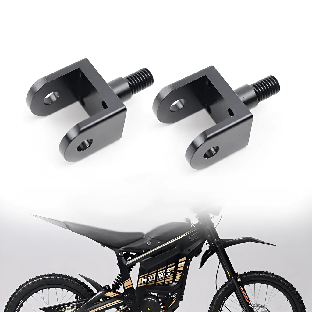 Aluminium alloy pedal bracket for Light Bee and Tanli Qionlong bikes, baking paint finish, black colour