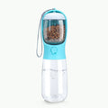 Portable cat dog outdoor brigade kettle water cup 550ml plastic dual-purpose pet bowl