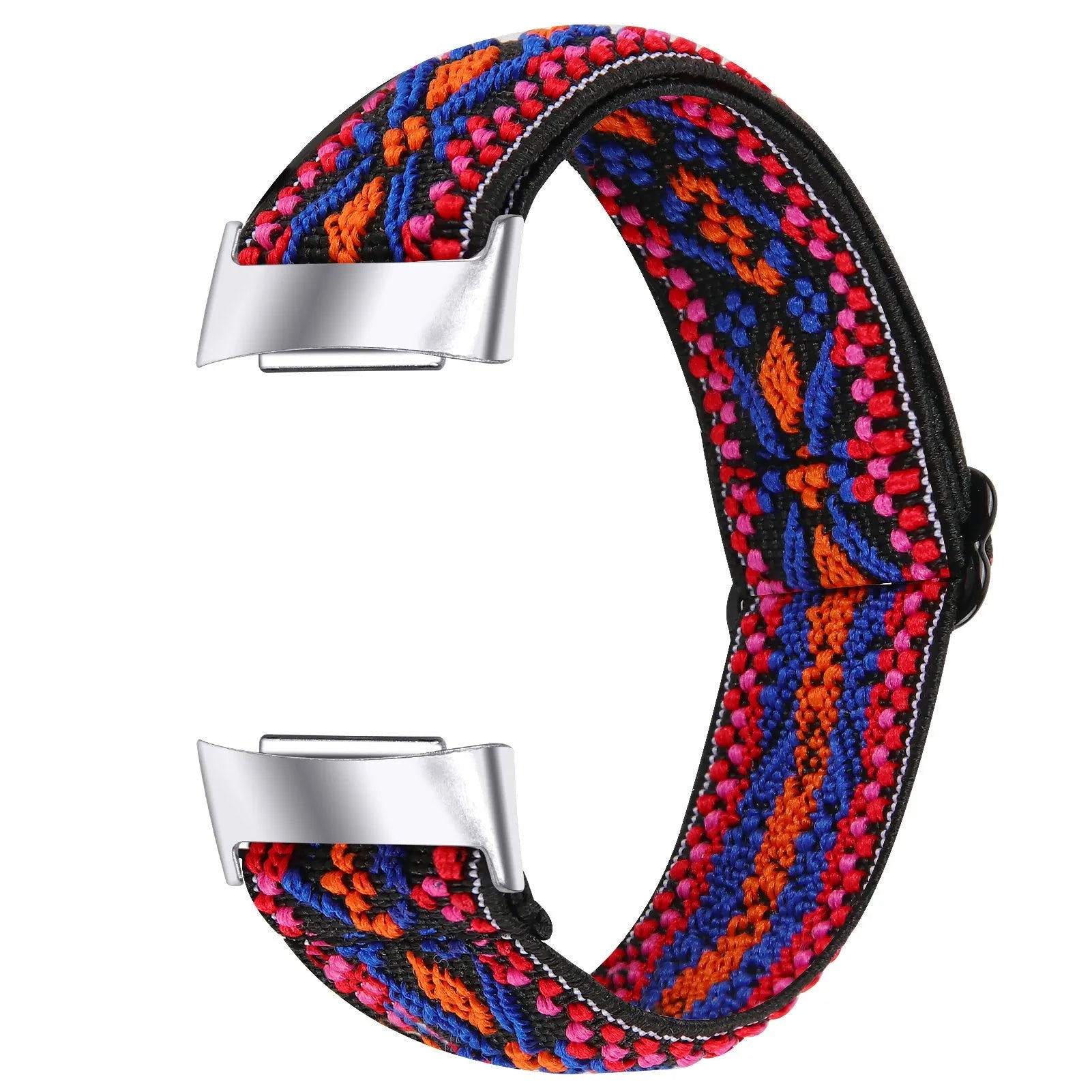 Printed elastic watch strap for Fitbit Charge 6 in multiple colour options