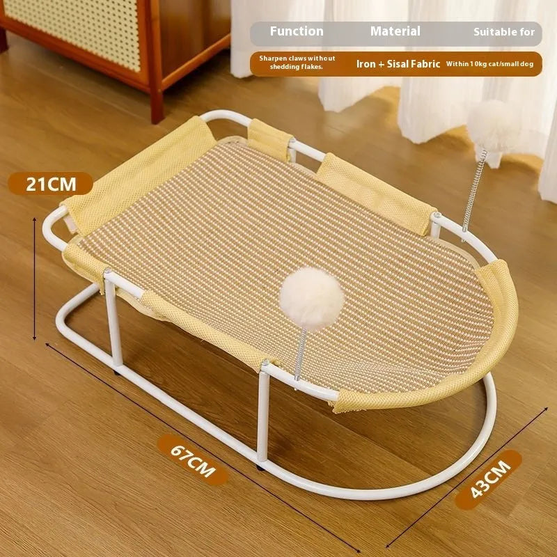 Large grey fabric breathable kennel for cats and puppies