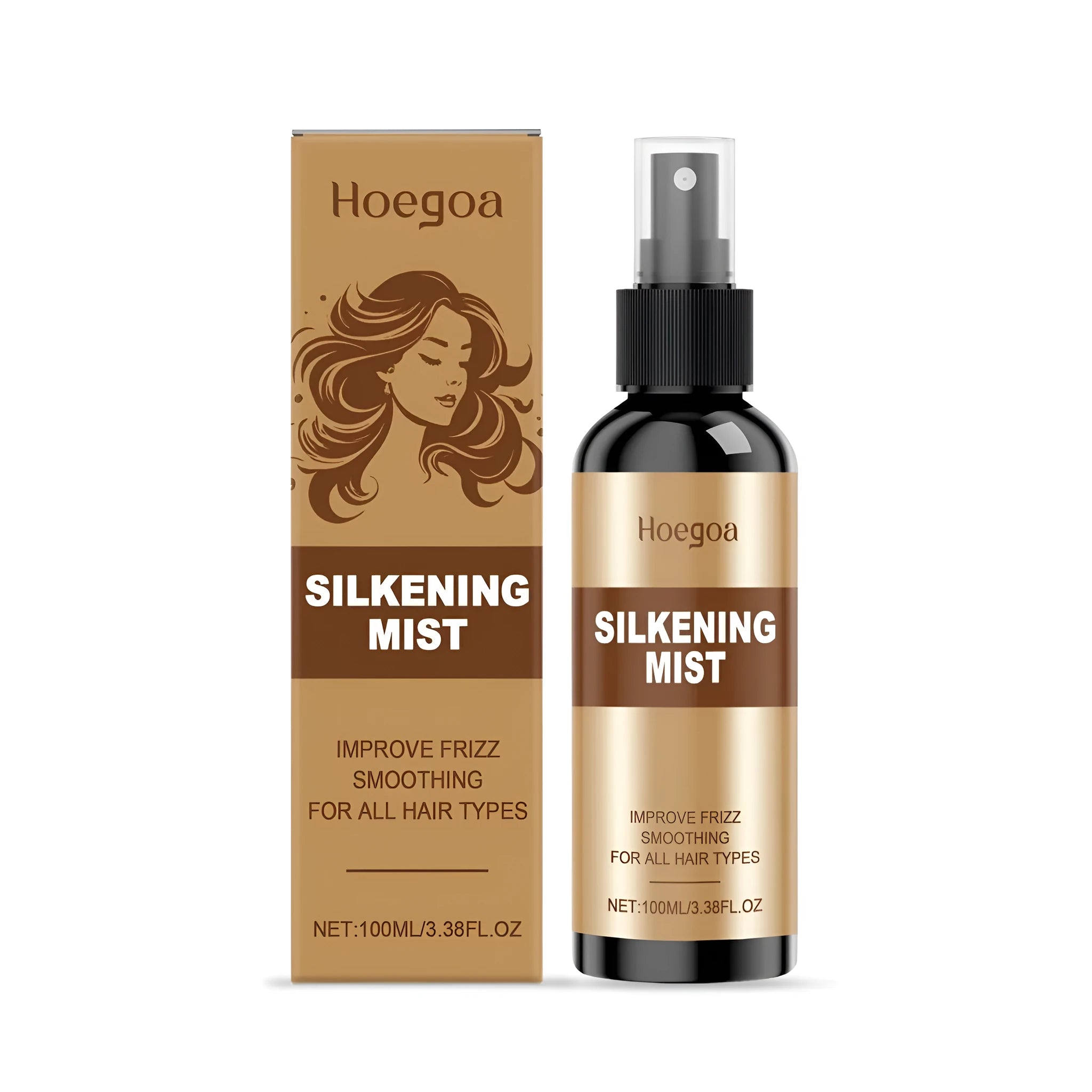 100ml hair care spray bottle with ginger and rosemary extracts for conditioning